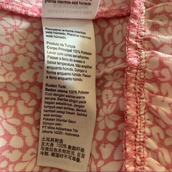 Top-shop NWT Floral Print Tiered Satin Prarie Slip Spring Summer Dress Size 8 - Picture 11 of 11